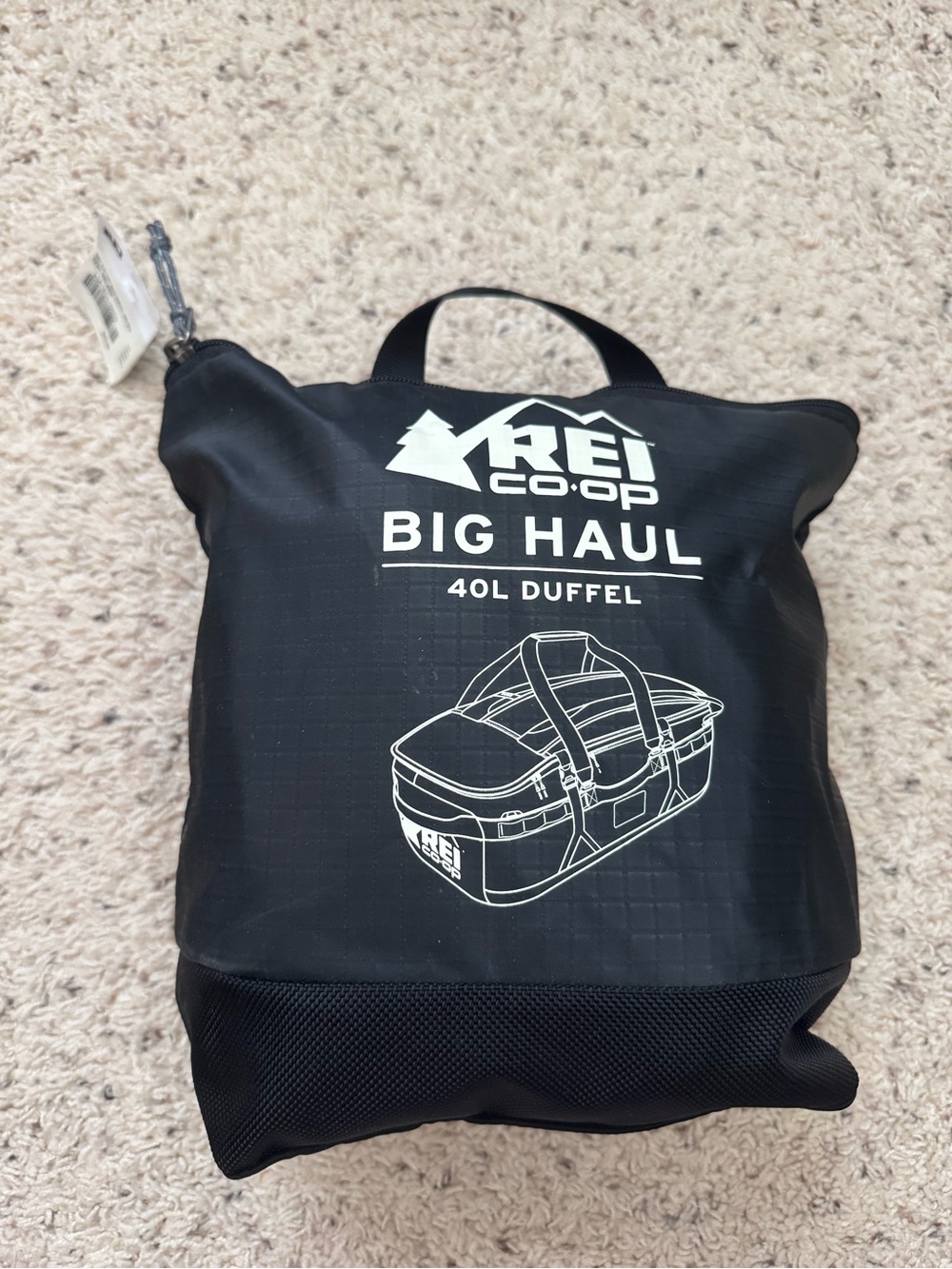 REI Co-op Big Haul 40L Duffel Bag Black